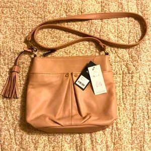 Tignanello pink leather purse